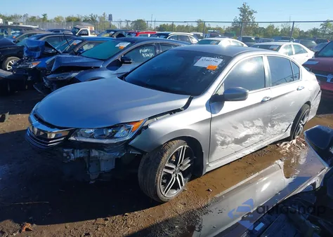 2016 Honda Accord Sport from USA, damaged, VIN 1HGCR2F54GA055851
